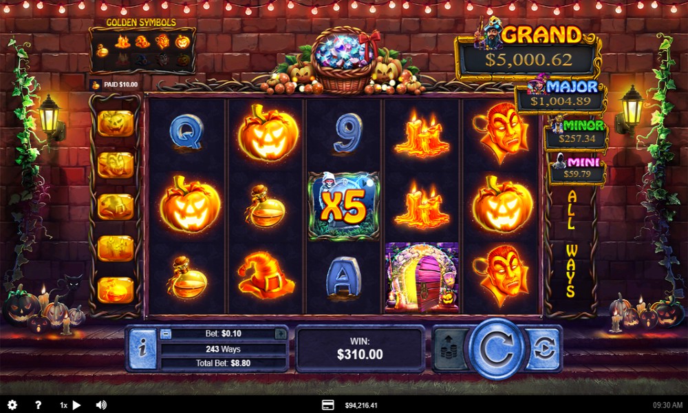 Halloween-themed slots