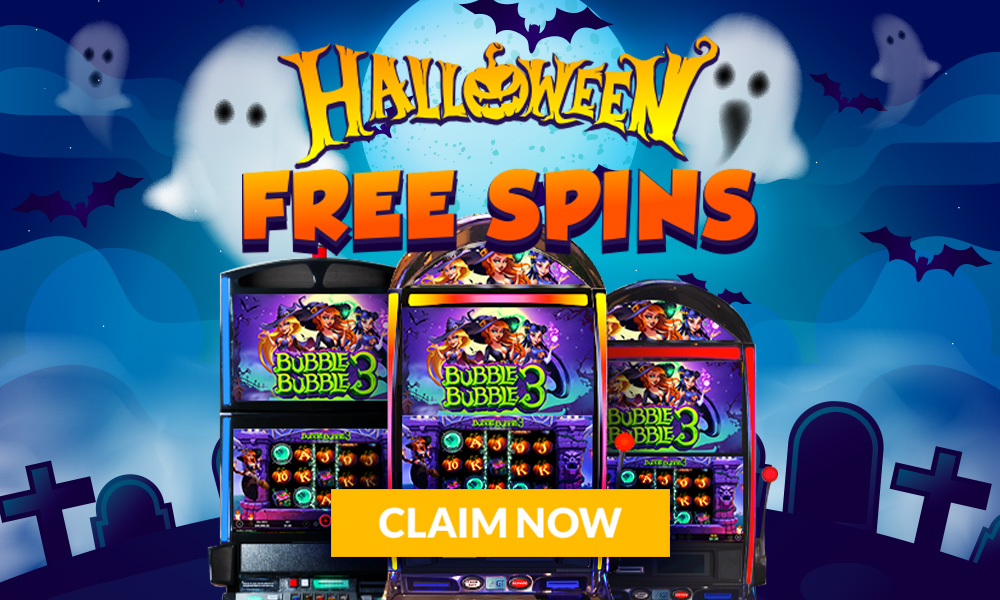 Halloween free spins claim now